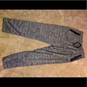 Gray sweatpants